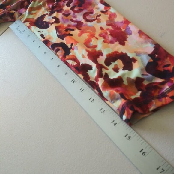 Logo by Lori Goldstein adobo all over print blouse women's size M - Picture 8 of 16